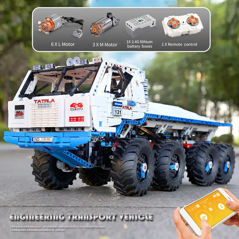 MOULD KING 13144 TA-TRAL 8WD RC Offroad-Truck-Bausatz | 3,647 PCS – Bild 6