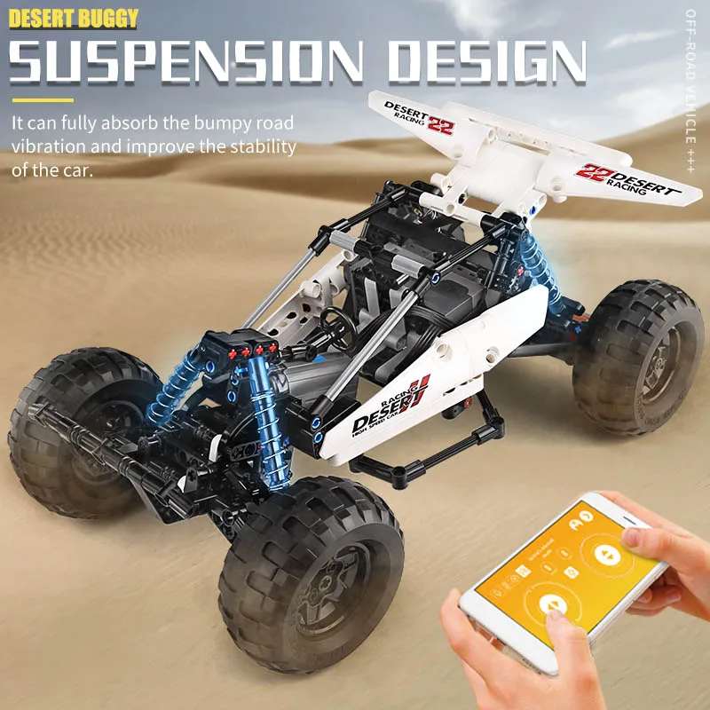 MOULD KING 18001 Desert Racing Buggy Ferngesteuerter Bausatz | 409 PCS – Bild 4