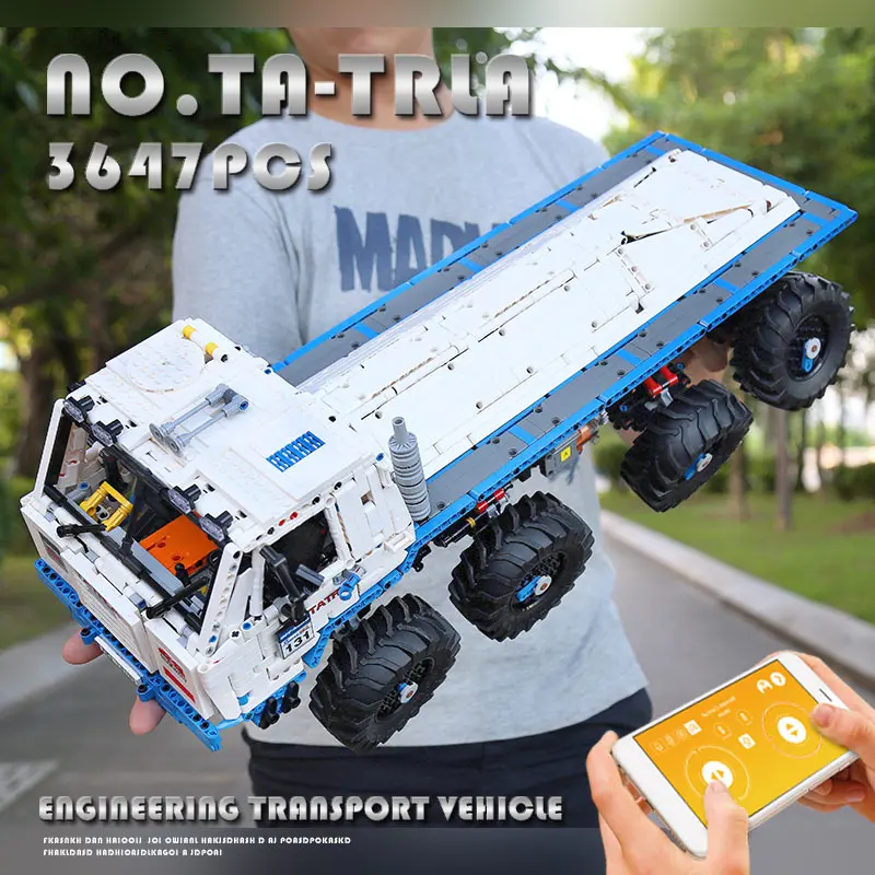 MOULD KING 13144 TA-TRAL 8WD RC Offroad-Truck-Bausatz | 3,647 PCS – Bild 5