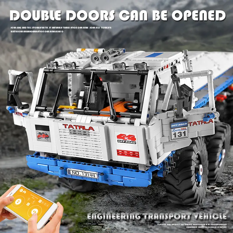 MOULD KING 13144 TA-TRAL 8WD RC Offroad-Truck-Bausatz | 3,647 PCS – Bild 3