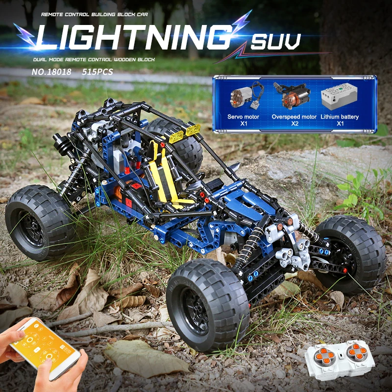 MOULD KING 18018 Lightning Buggy Ferngesteuerter Bausatz | 532 PCS – Bild 4