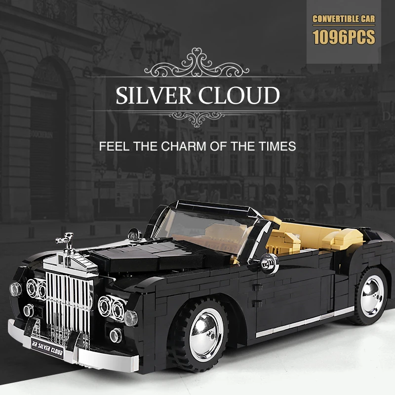 MOULD KING 10006 1964 RR Silver Cloud Bausatz | 1,096 PCS – Bild 2