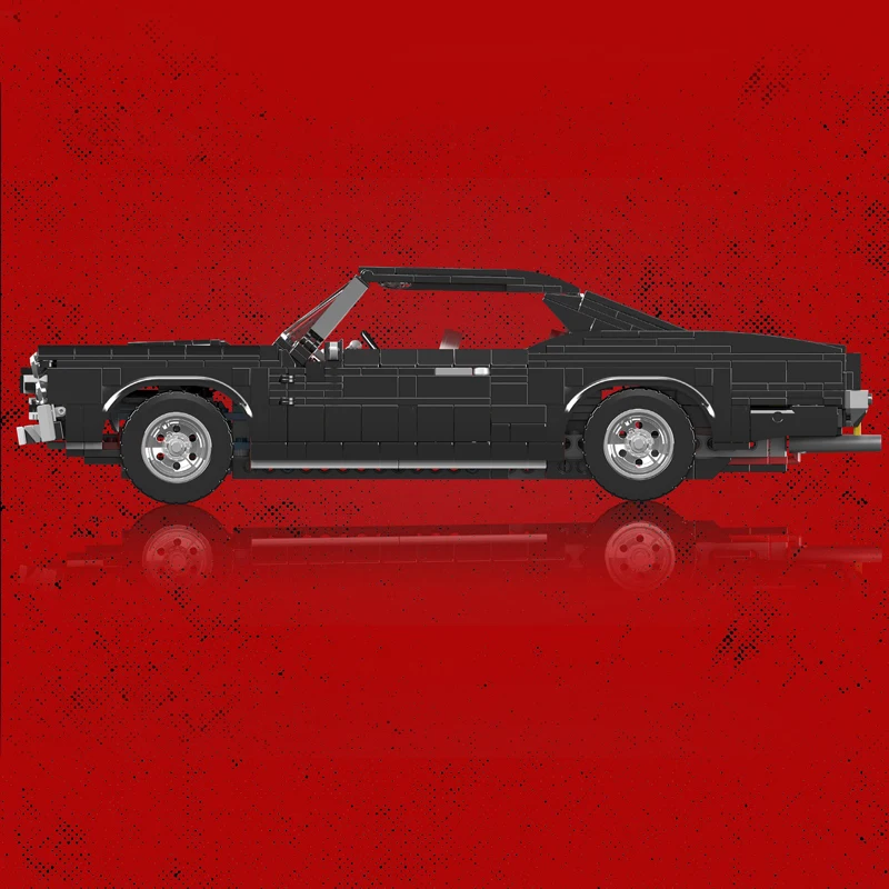 Mould King 10199 GTO Classic Muscle Car Modellbausatz | 1,563 Teile – Bild 4