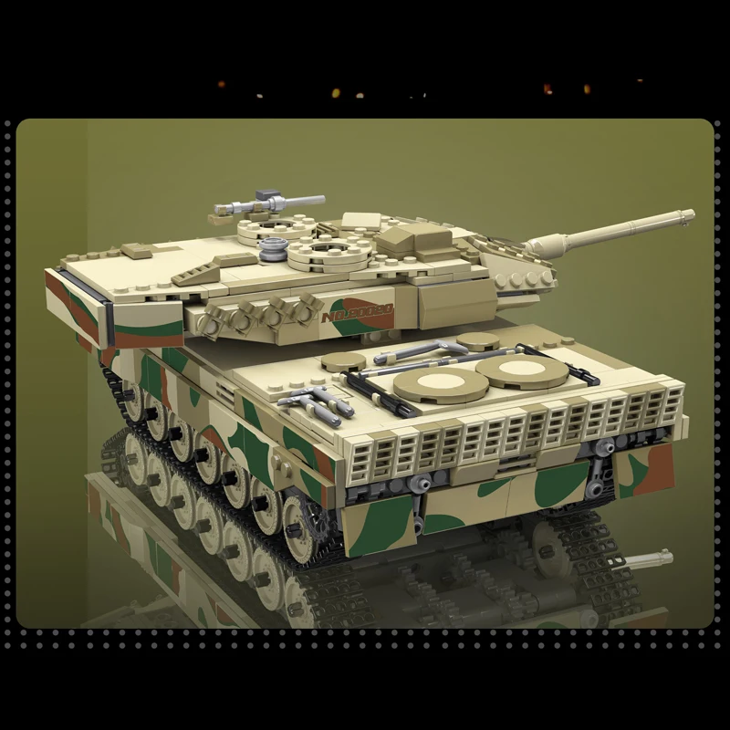 Mould King 20020S Ferngesteuerter Panzer LEOPARD 2 Bausatz | 1,100 Teile – Bild 3