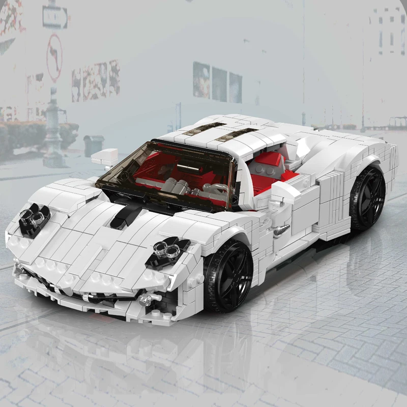Mould King 10196 Italienischer Hypercar-Baukasten mit Vierfachauspuff | 1,423 Teile – Bild 3