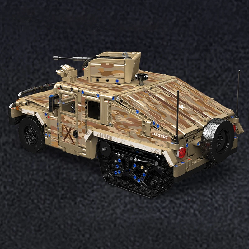 Mould King 20047 Ferngesteuerter Wüsten-Humvee-Bausatz | 2,094 Teile – Bild 2