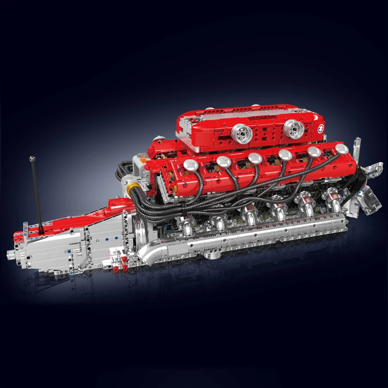 Mould King 10169 Italienischer Supersportwagen V12-Motor Bausatz | 3,472 Teile – Bild 3