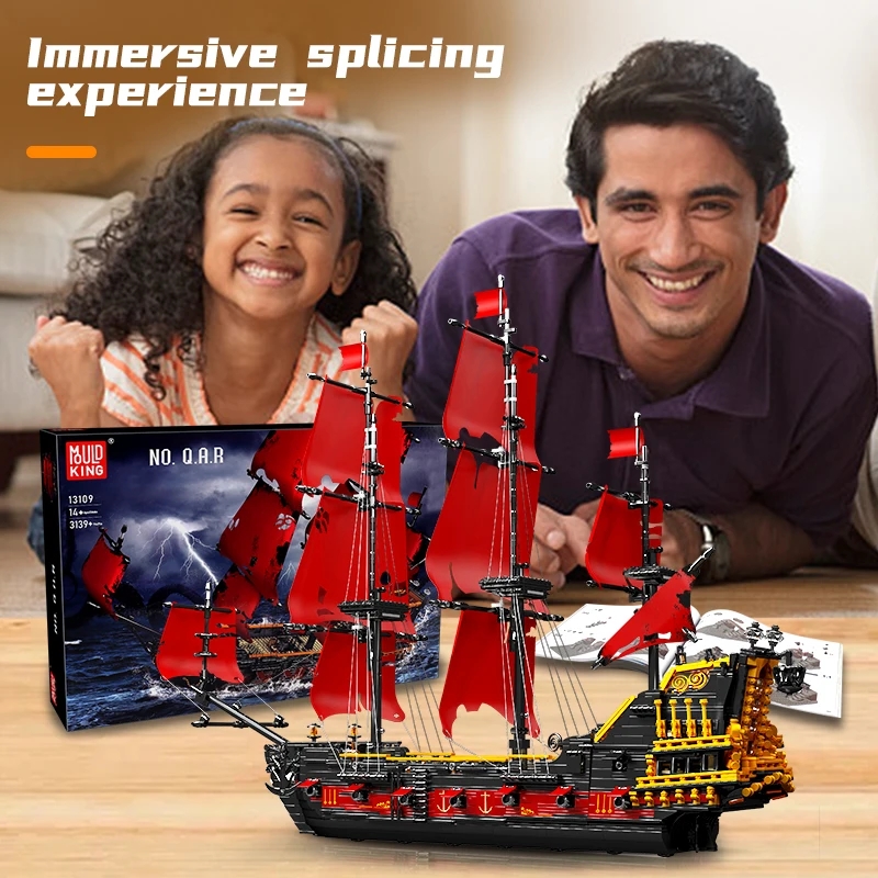 Mould King 13109 Queen Piratenschiff Modellbausatz | 3,251 Teile – Bild 5