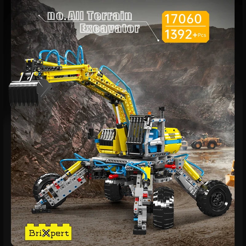 Mould King 17060 All-Terrain-Bagger-Bausatz | 1,392 Teile – Bild 2