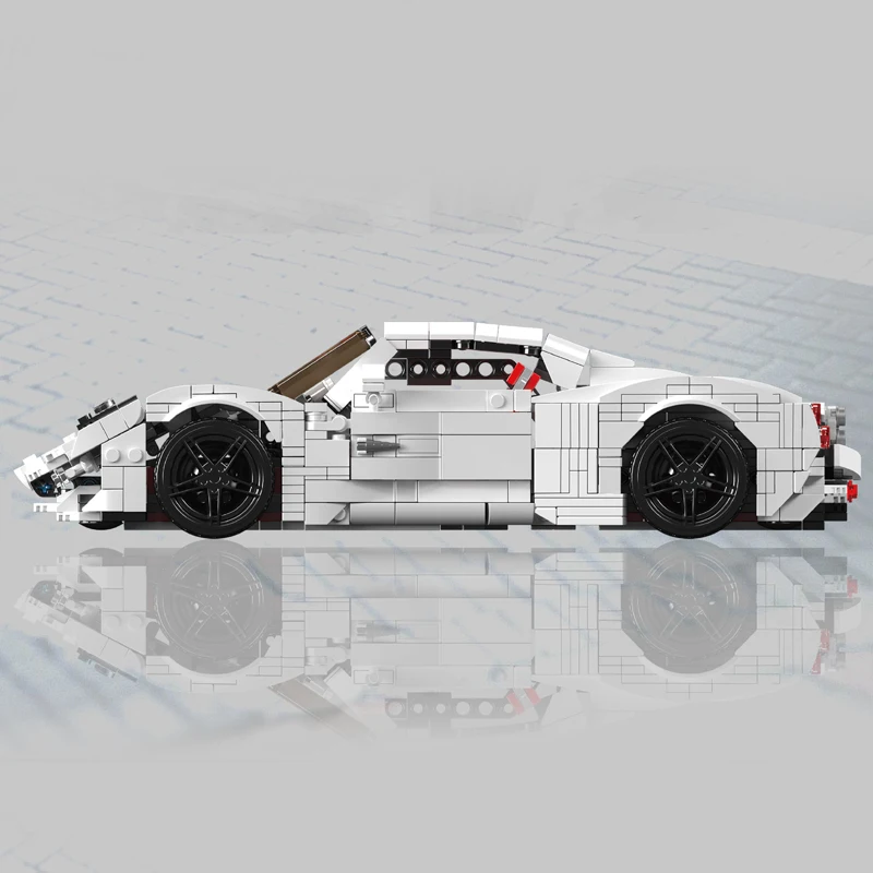 Mould King 10196 Italienischer Hypercar-Baukasten mit Vierfachauspuff | 1,423 Teile – Bild 4