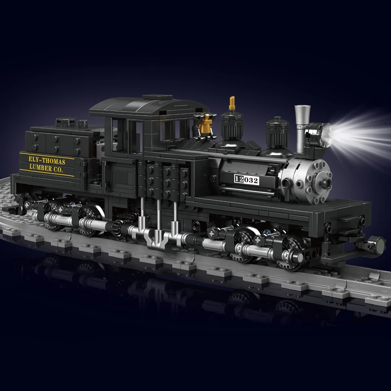 Mould King 12032 Shay-Typ Dampflokomotive Bausatz | 880 Teile – Bild 3