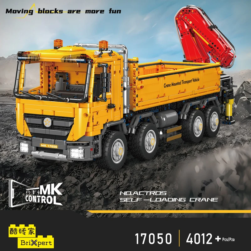 Mould King 17050 Ferngesteuerter Kranwagen-Bausatz | 4,012 Teile – Bild 3
