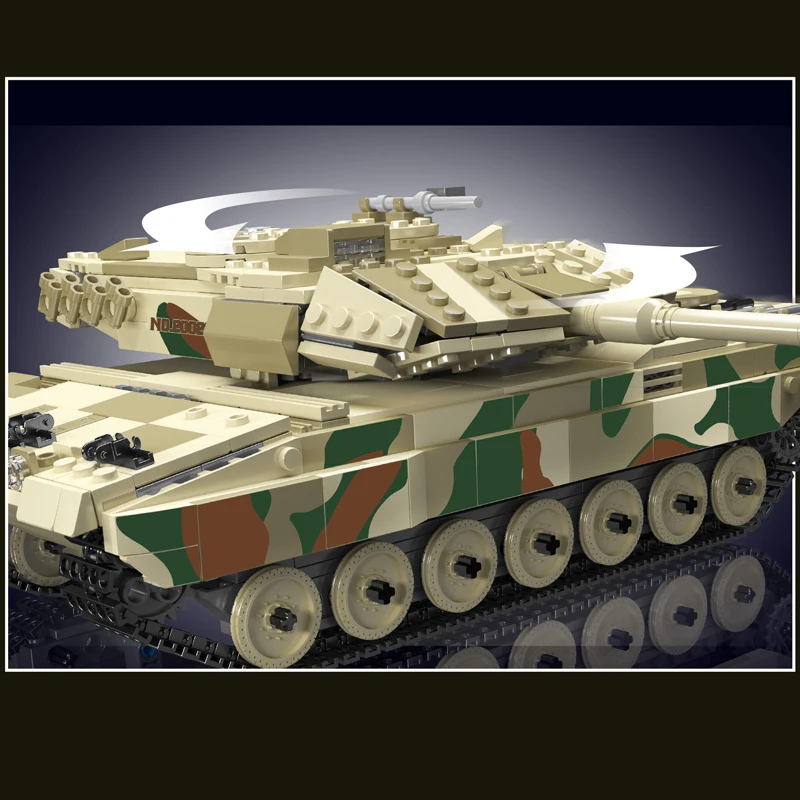 Mould King 20020S Ferngesteuerter Panzer LEOPARD 2 Bausatz | 1,100 Teile – Bild 4