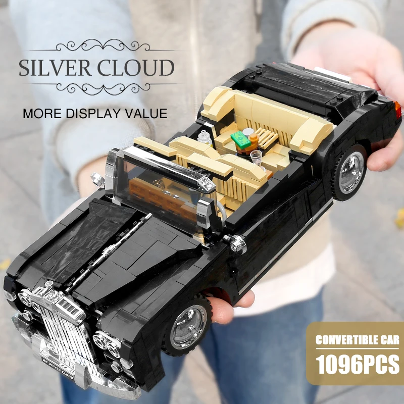 MOULD KING 10006 1964 RR Silver Cloud Bausatz | 1,096 PCS – Bild 3