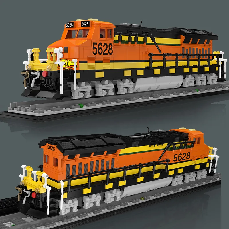 Mould King 12041 BNSF Eisenbahn-Lokomotiven-Modellbausatz | 1,362 Teile – Bild 2